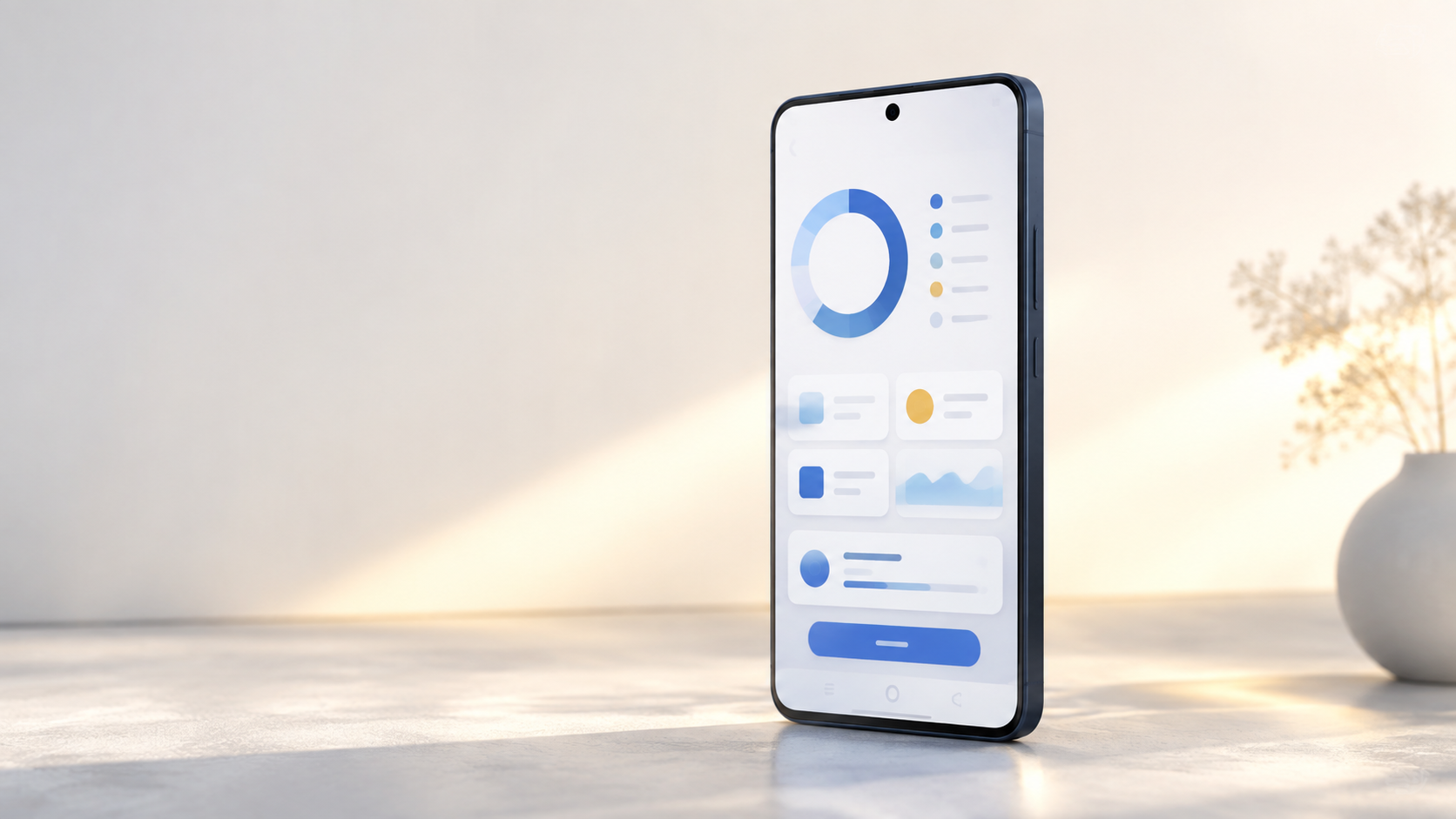 Storage Care dashboard on a smartphone